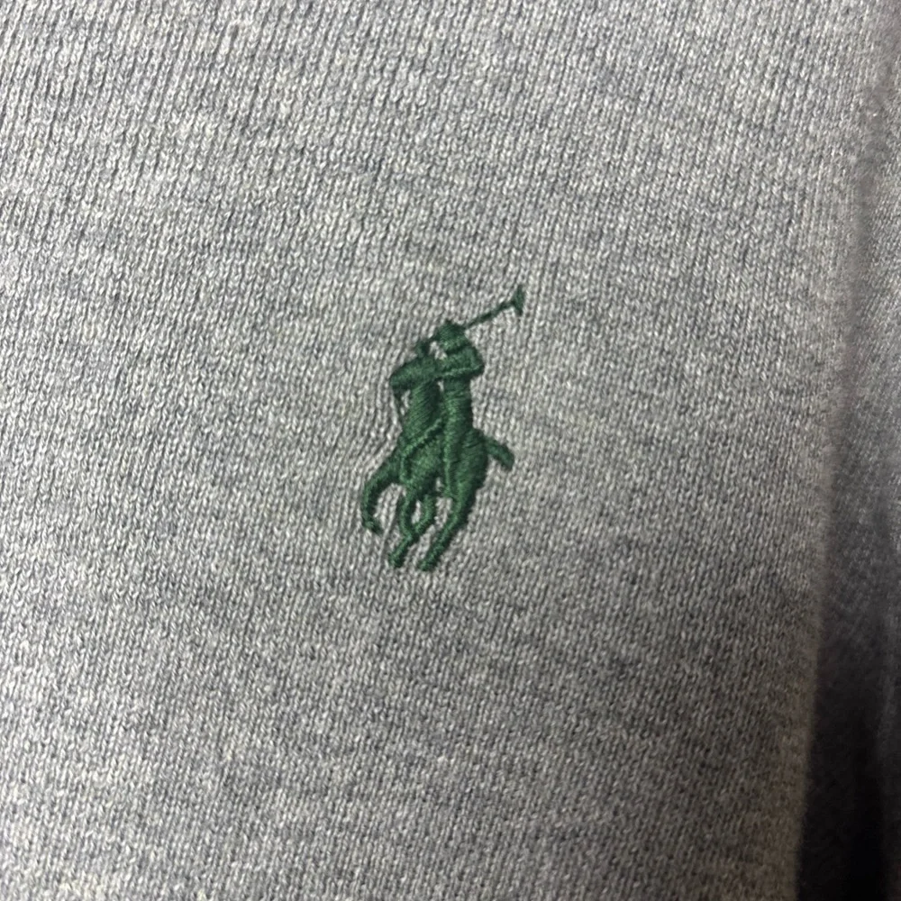 Ralph Lauren Charcoal V-Neck Sweater‎
